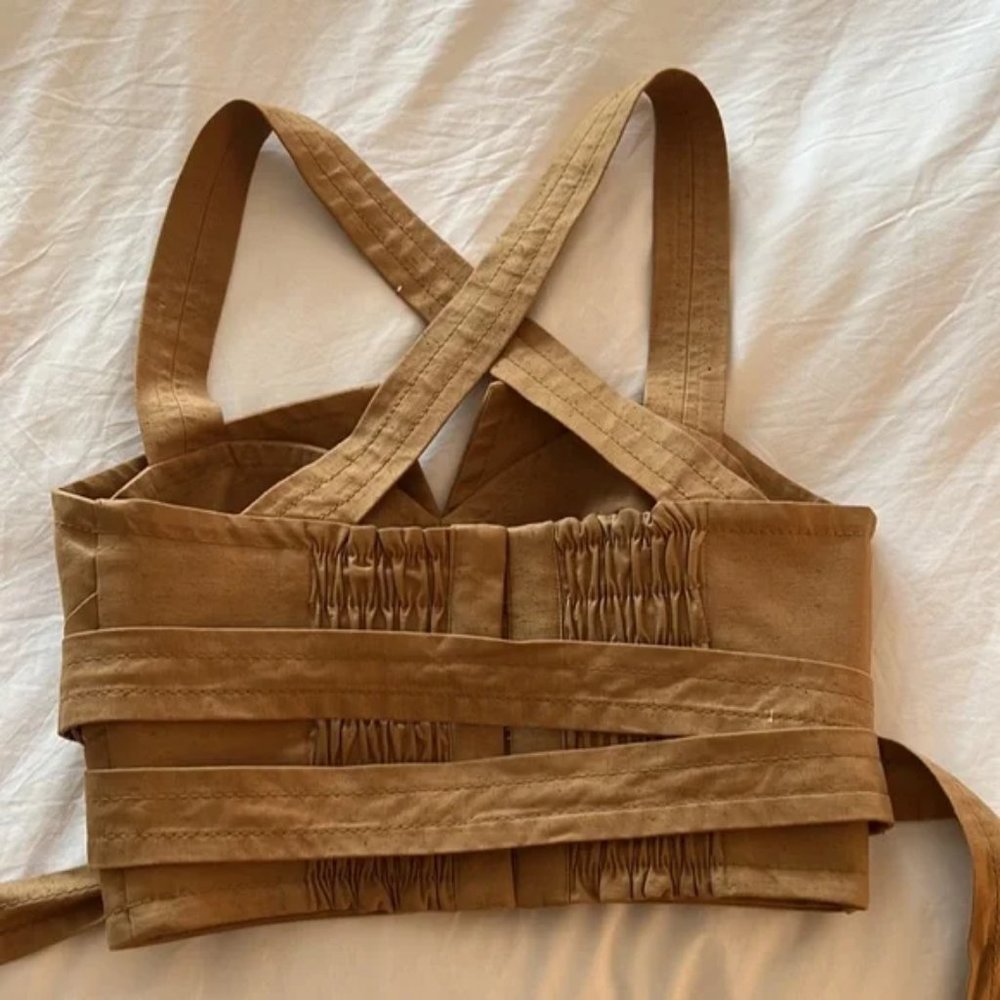 New Zimmerman Postcard Bustier Wrap Top - Picture 2 of 7